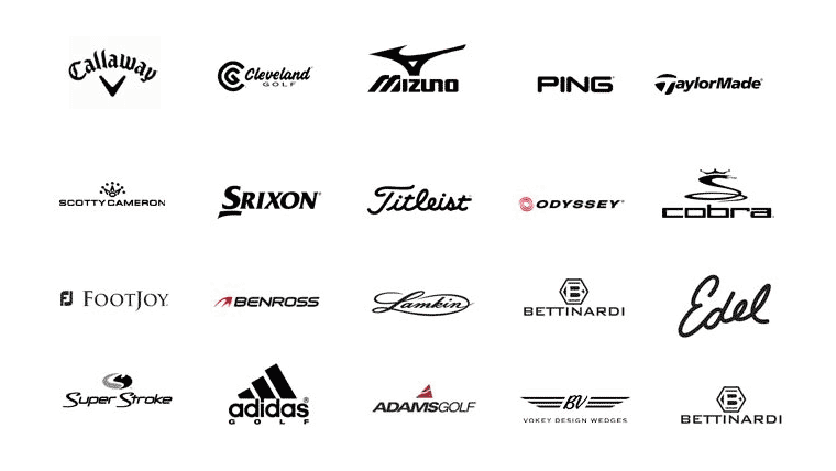 AB Golf - Top brands we sell and custom fit